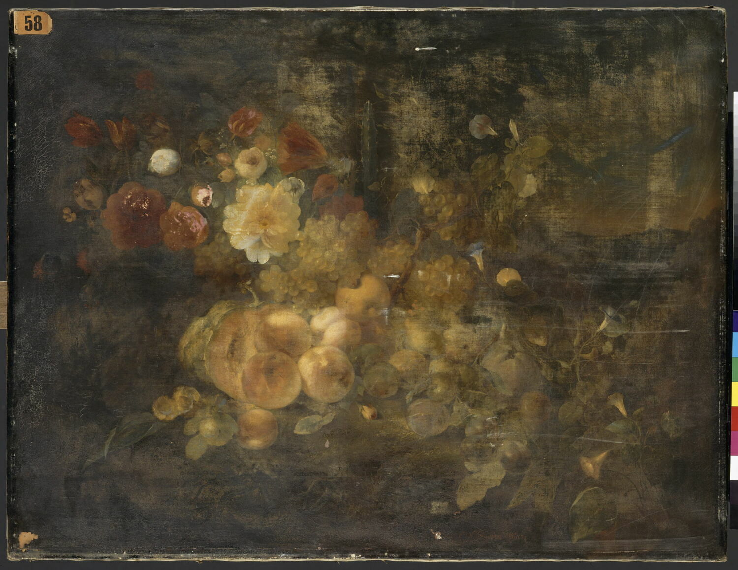 Fleurs et fruits, Lemercier, Charles Nicolas, 1e moitié du XIXe siècle (1800 - 1850)