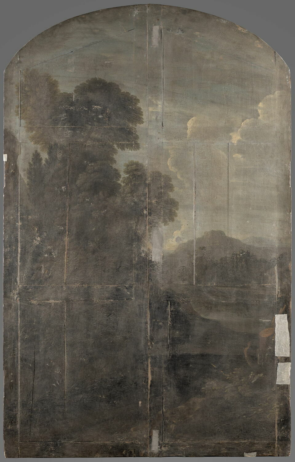 Paysage, Anonyme, Fin du XVIIe siècle (1674)