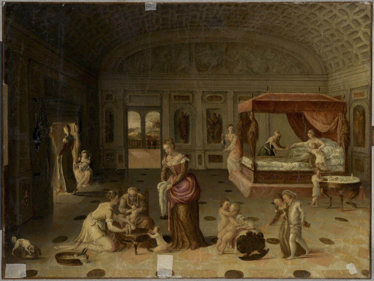 Allégorie de l'enfance (?), Sustris, Lambert, XVIe siècle (1500 - 1600)