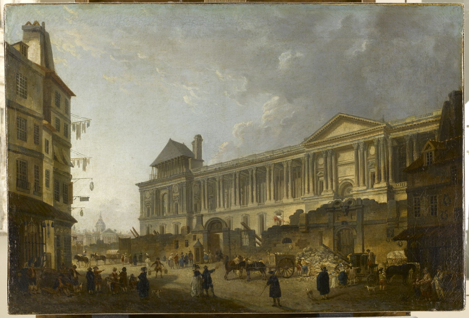 Vue de la Colonnade du Louvre., Demachy, Pierre-Antoine, 3e quart du XVIIIe siècle (1772)