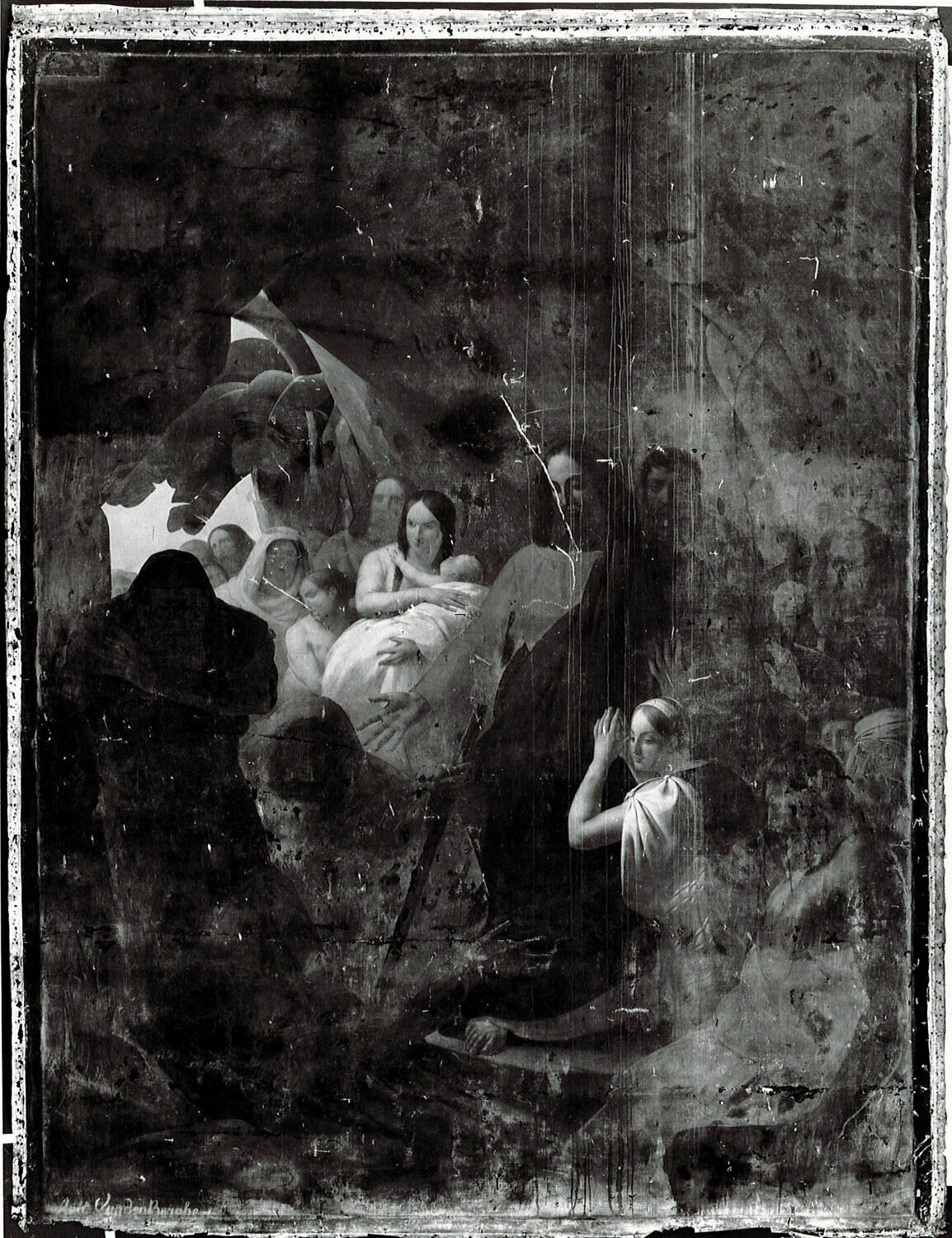 La Résurrection de Lazare, Van Den Berghe, Charles Auguste, 2e quart du XIXe siècle (1840)