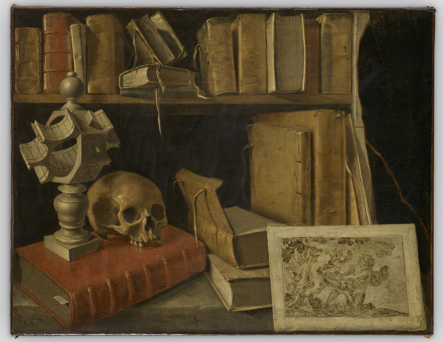 Vanité au cadran solaire, Stoskopff, Sébastien, XVIIe siècle (1630 - 1640)