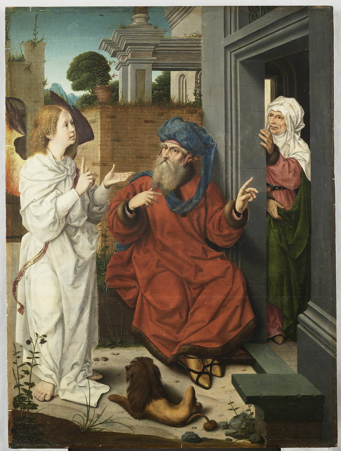 L'Ange annonçant à Abraham la naissance d'un fils, Provost, Jan, XVIe siècle (1500 - 1600)