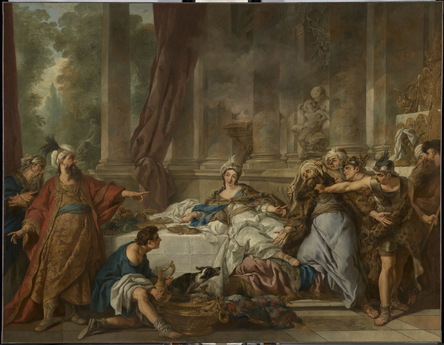 La Condamnation d'Aman, Troy, Jean-François de, 2e quart du XVIIIe siècle (1740)