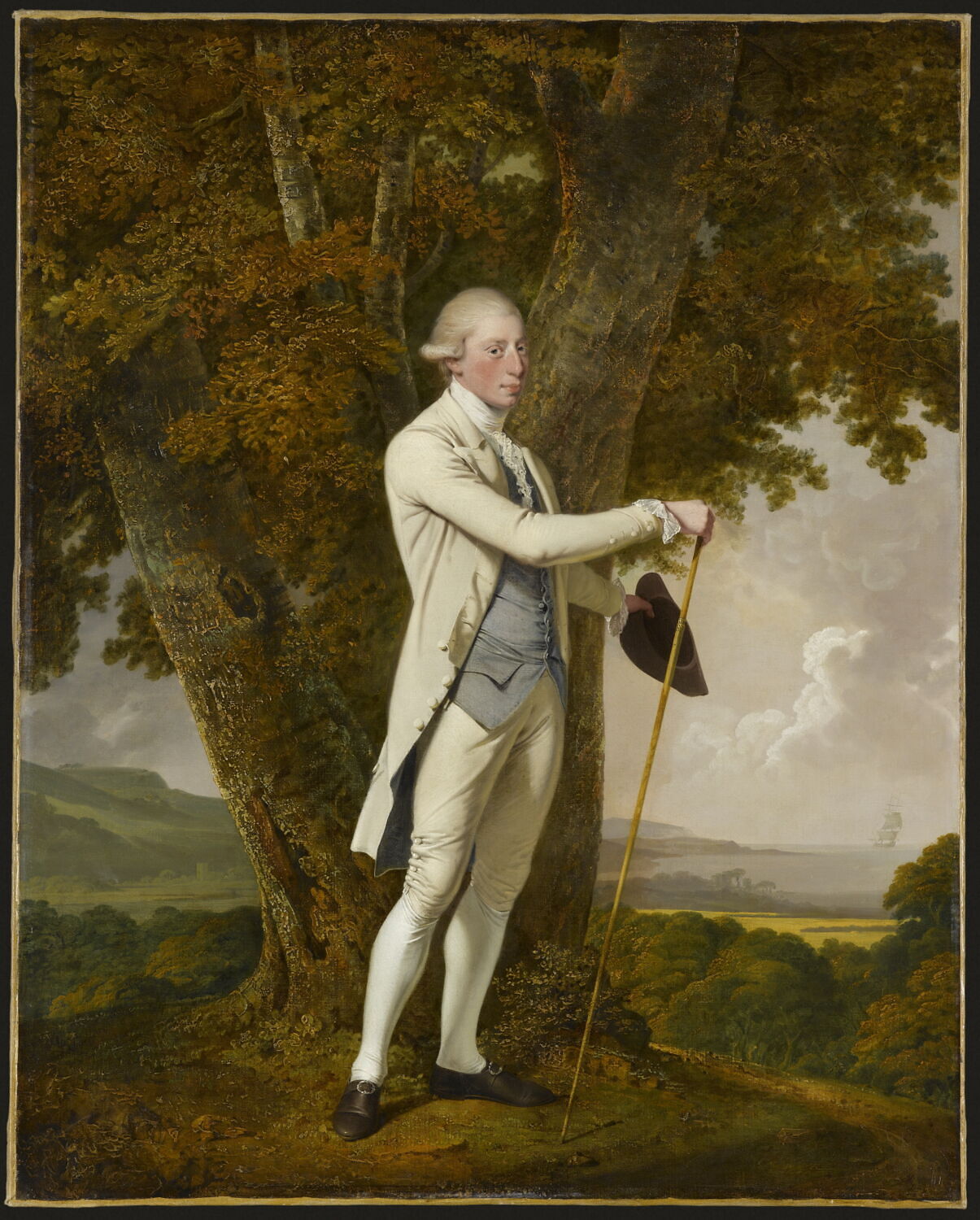 Portrait de John Milnes (1751- 1810), riche fabricant de coton à Wakefi	(Yorkshire)., Wright, Joseph, XVIIIe siècle (1700 - 1800)