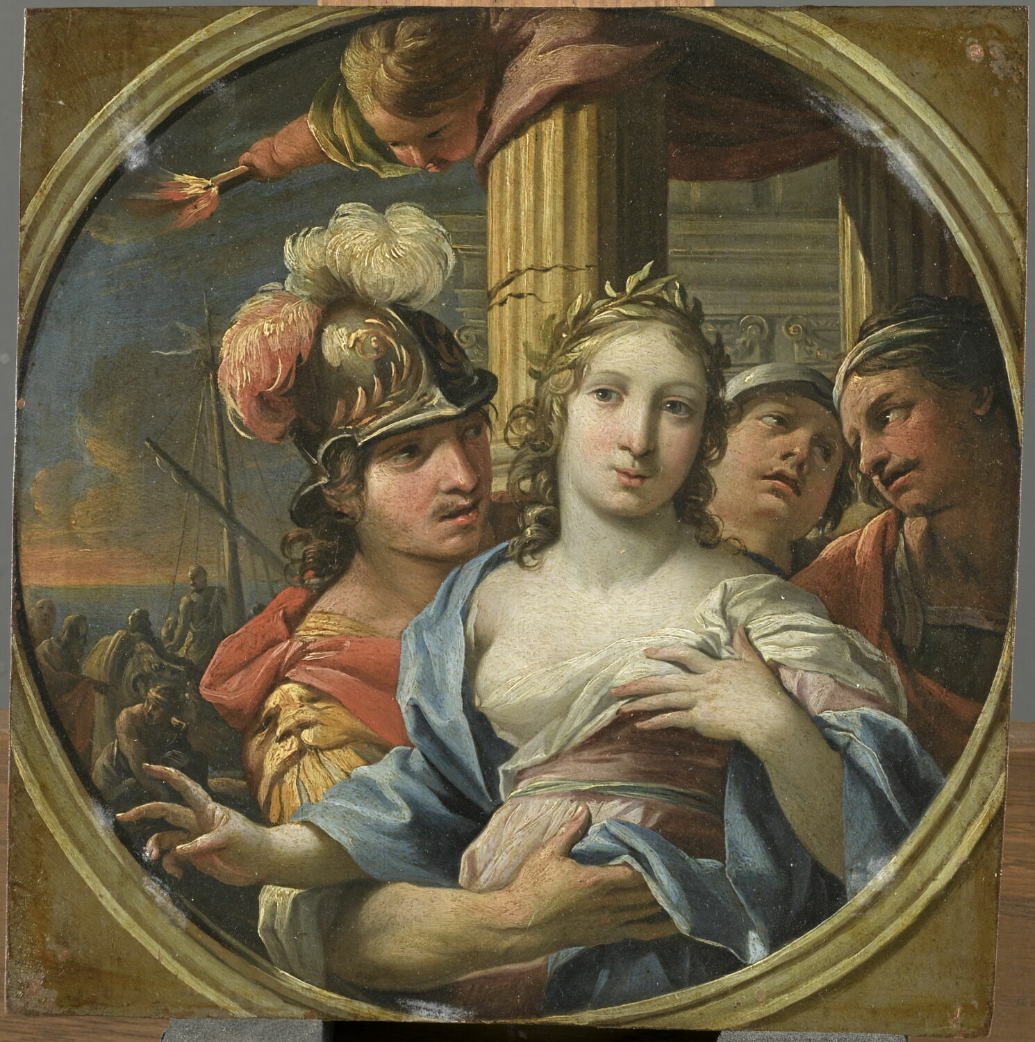 L'embarquement de Théagène et Chariclée, Poerson, Charles, XVIIe siècle (vers 1640)