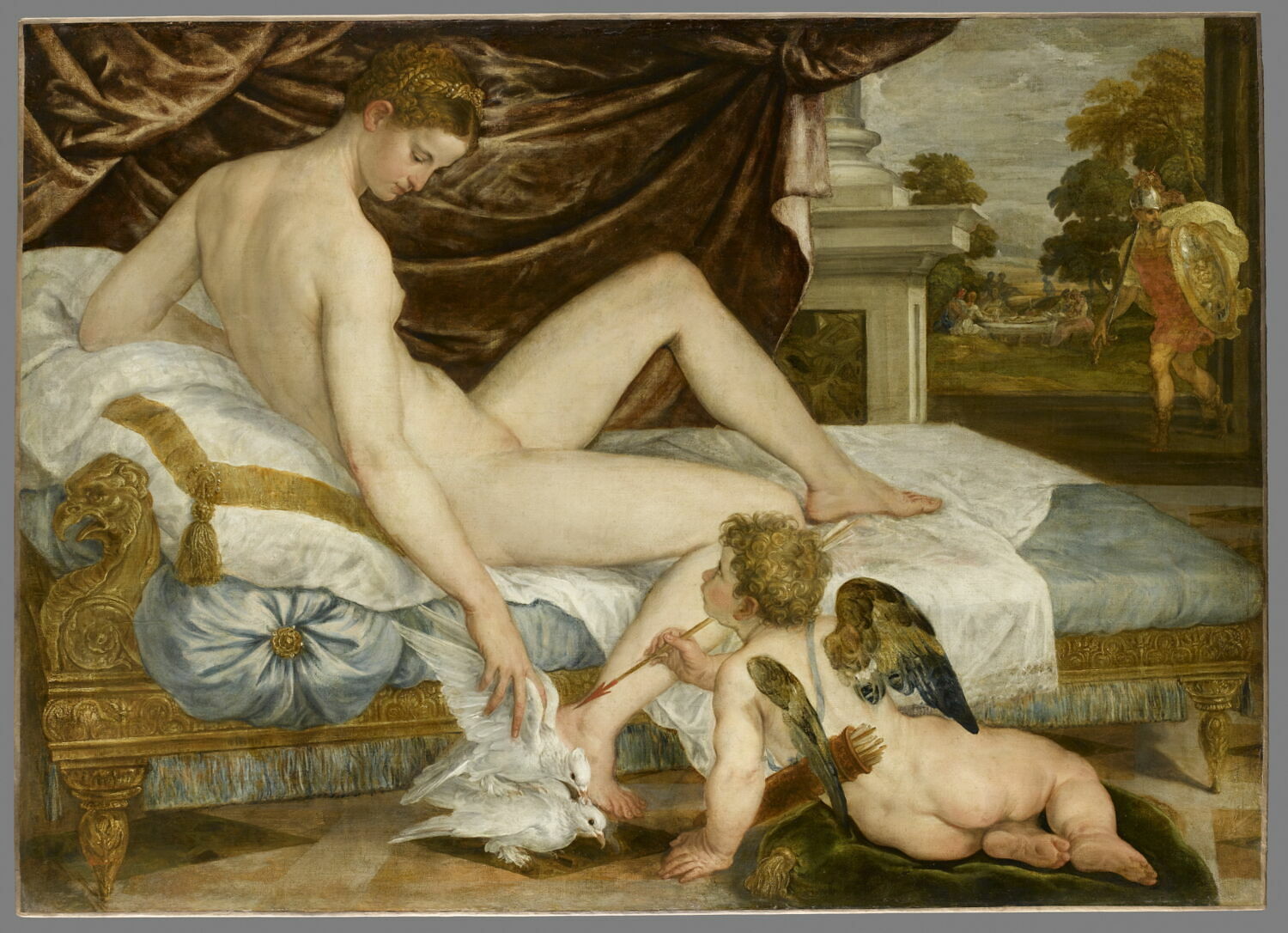 Mars, Vénus et l'amour, Sustris, Lambert, XVIe siècle (1500 - 1600 et 1548 - 1552)
