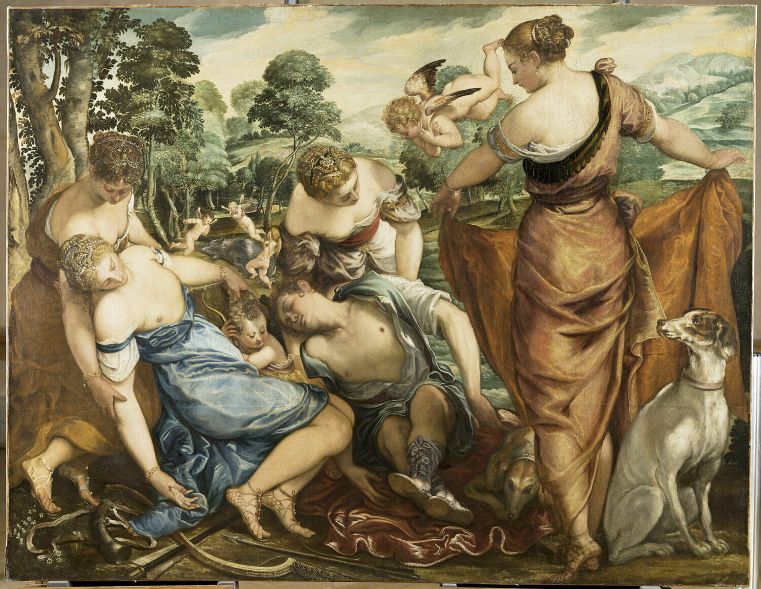 La Mort d'Adonis, Anonyme, Fin du XVIe siècle (1560 - 1600)