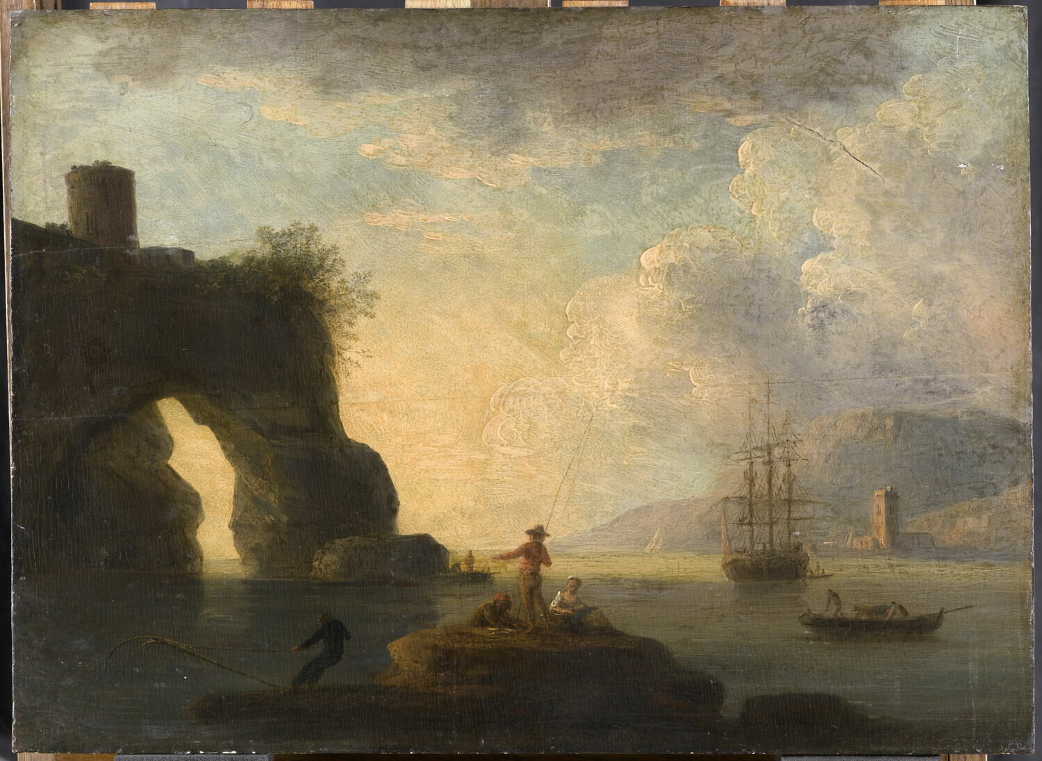 Marine (aux trois mâts), Vernet, Claude-Joseph, XVIIIe siècle (1700 - 1800)