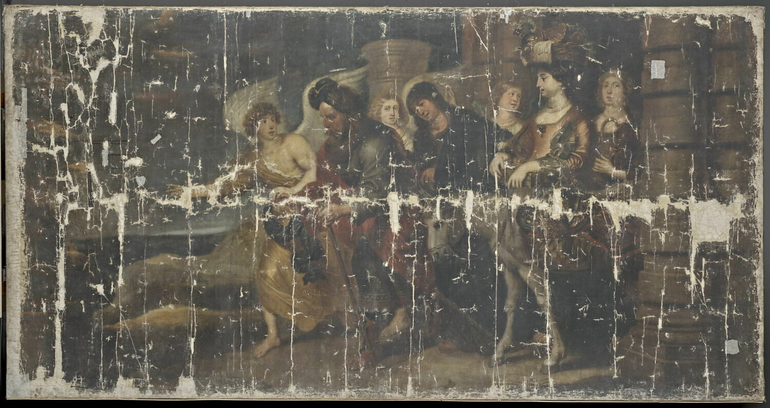 La famille de Loth quittant Sodome, Vos, Cornelis de, XVIIe siècle (1600 - 1700)