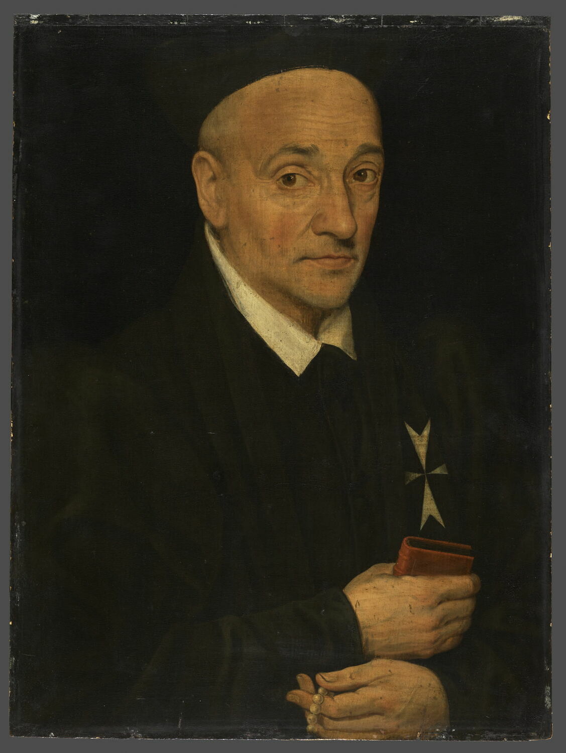 Portrait d'un chevalier de Malte, Anonyme, 2e moitié du XVIe siècle (1550 - 1600)