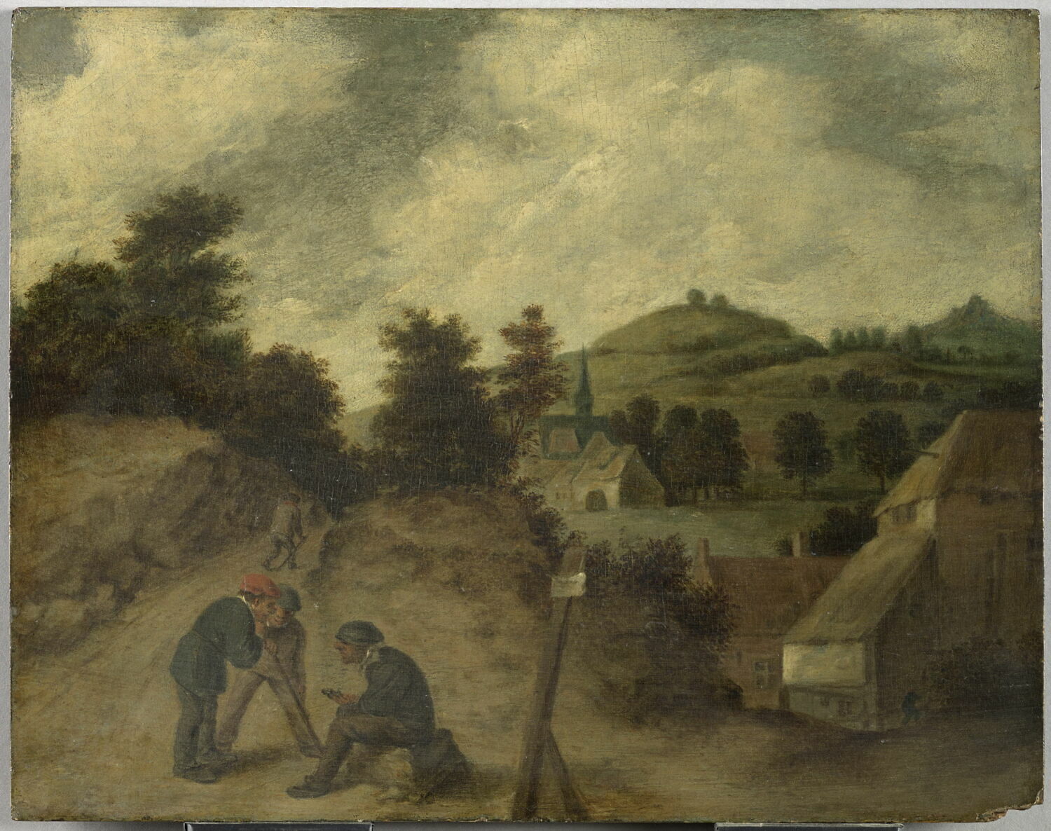 Paysage animé, Brouwer, Adriaen, XVIIe siècle (1617)