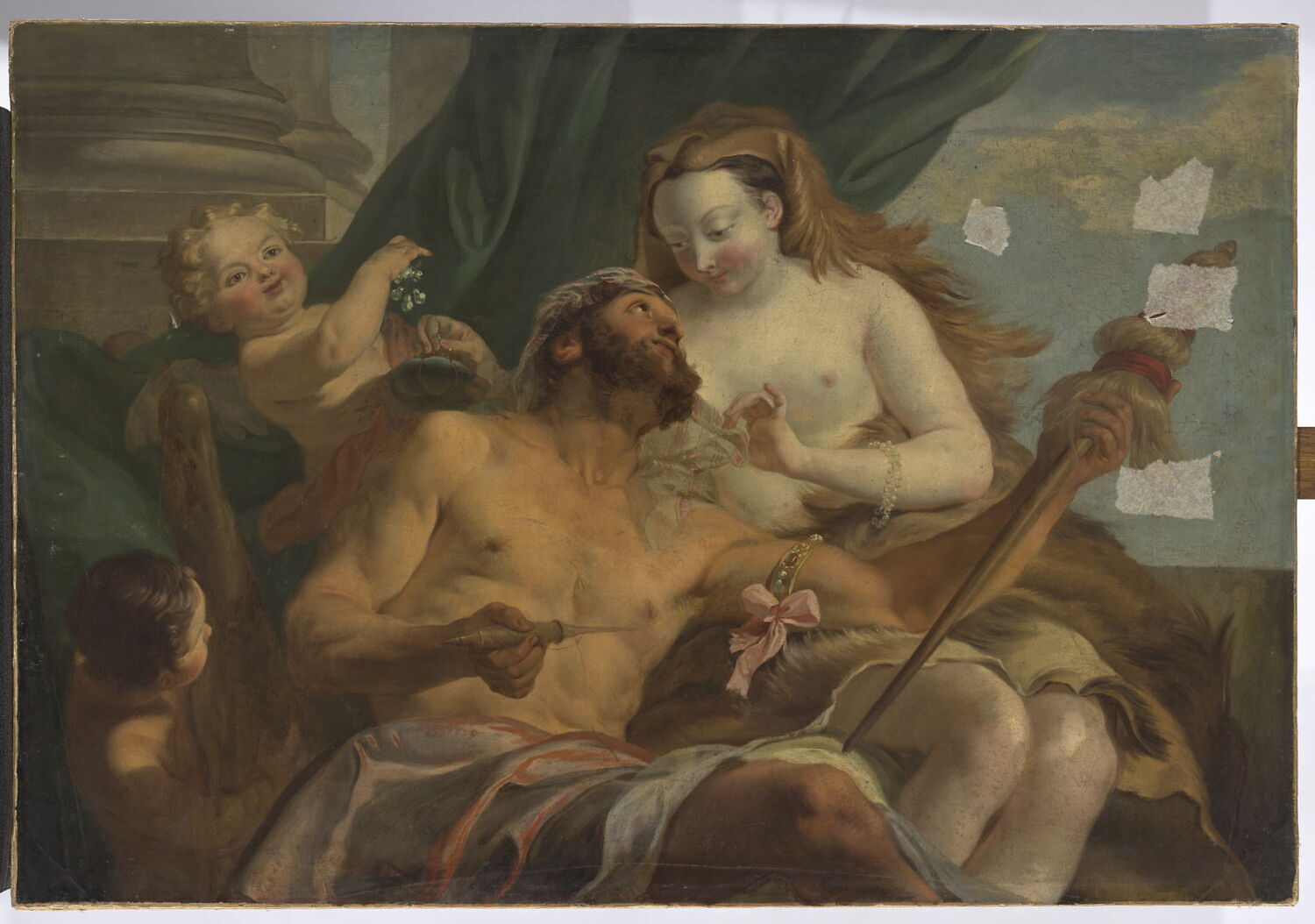 Hercule et Omphale, Anonyme, XVIIIe siècle (1700 - 1800)