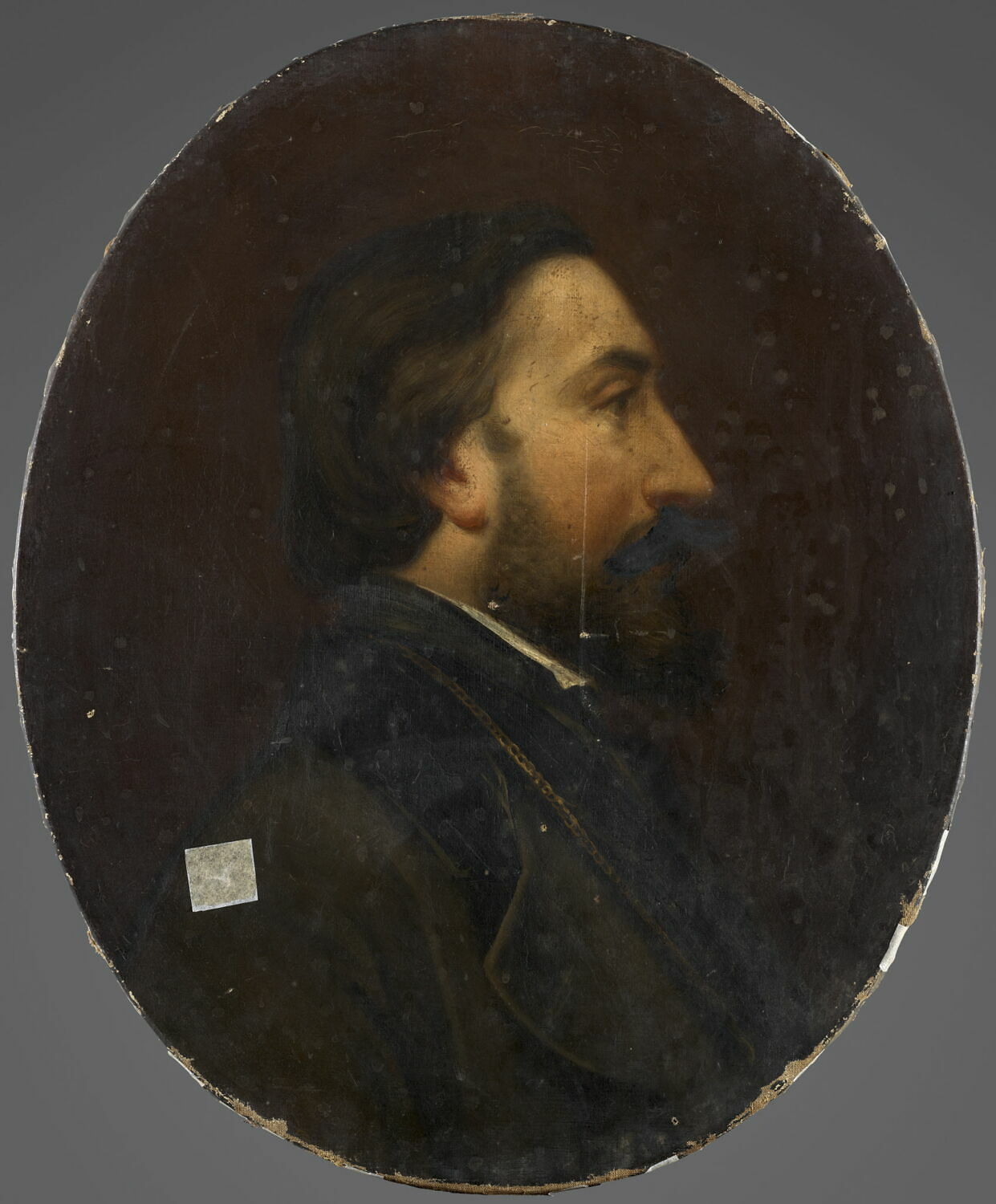 Portrait d'homme, de profil, Anonyme, 4e quart du XIXe siècle (1875 - 1900)