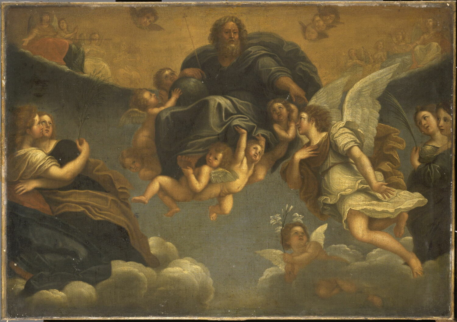 Le Père Éternel et l'ange Gabriel, Albani, Francesco, XVIIe siècle (1600 - 1700)