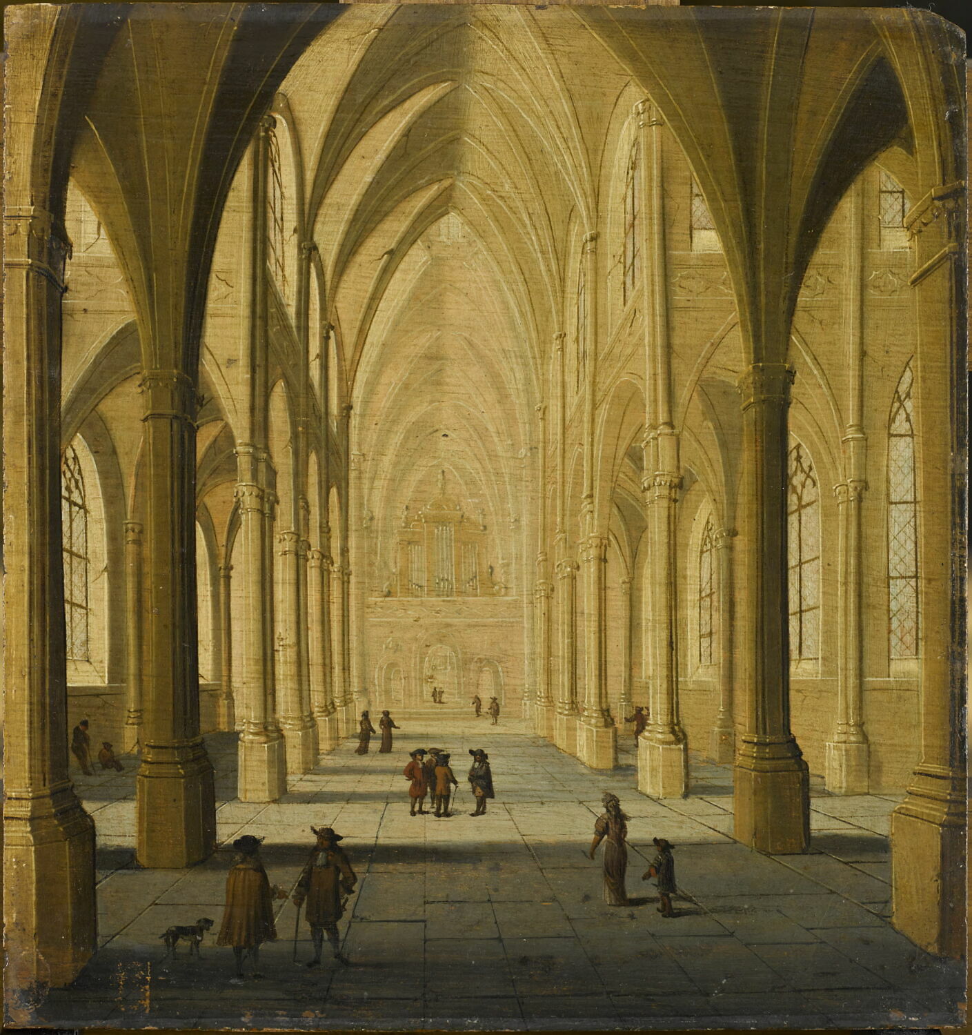 Nef d'une église, Pays-Bas du Sud, XVIIe siècle (1600 - 1700)