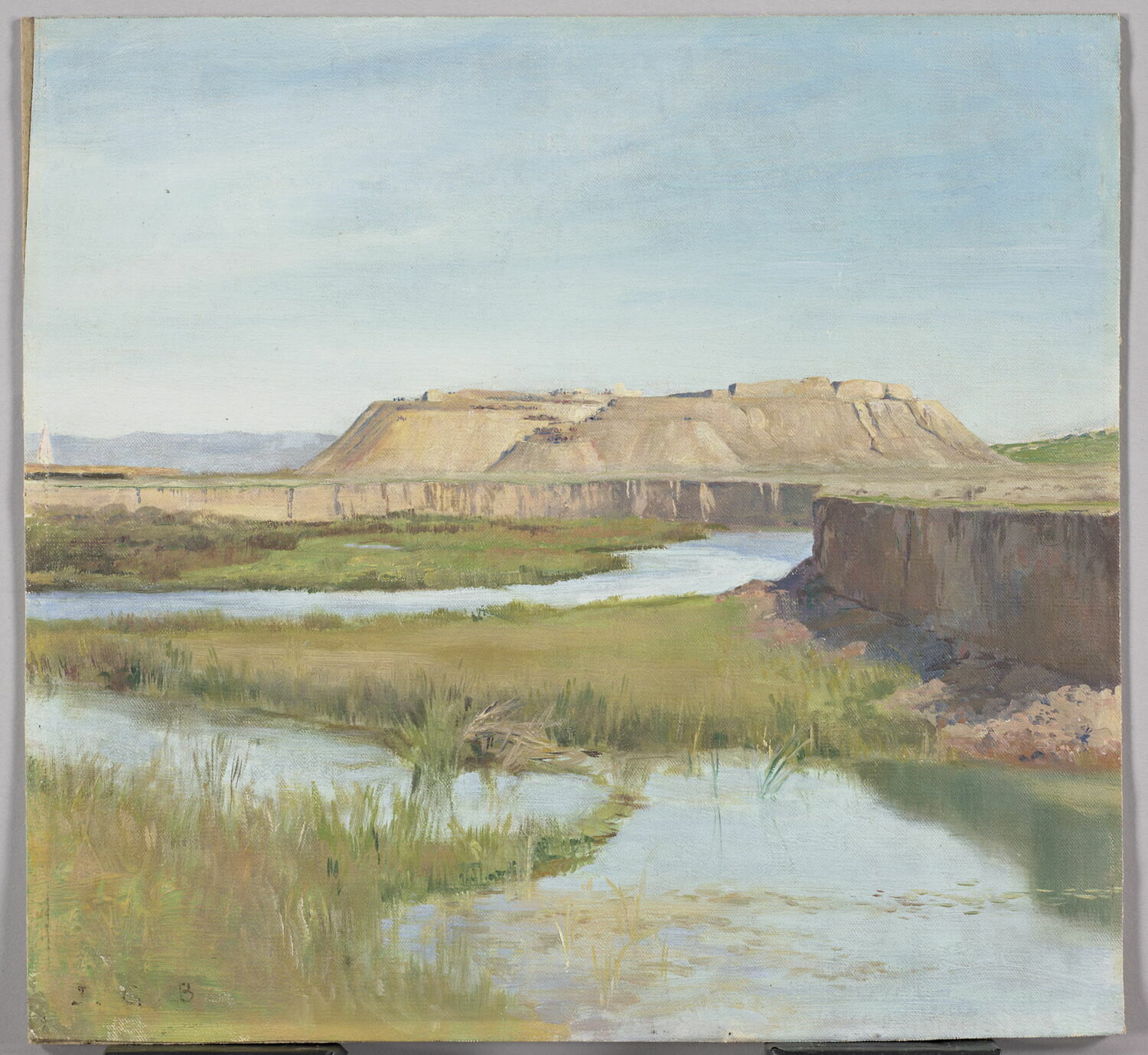 Le tell de Suse pendant les travaux, Bondoux, Jules-Georges, Début du XXe siècle (1902 - 1903)