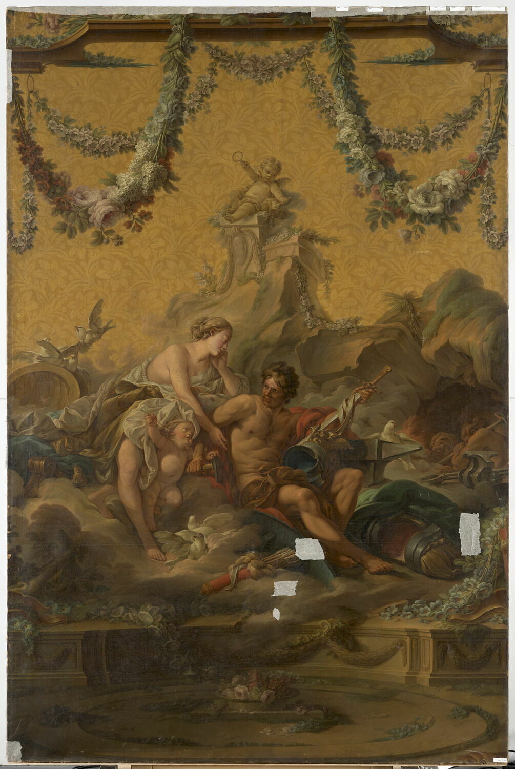Vénus aux forges de Vulcain., Jacques, Maurice, 3e tiers du XVIIIe siècle (1775)