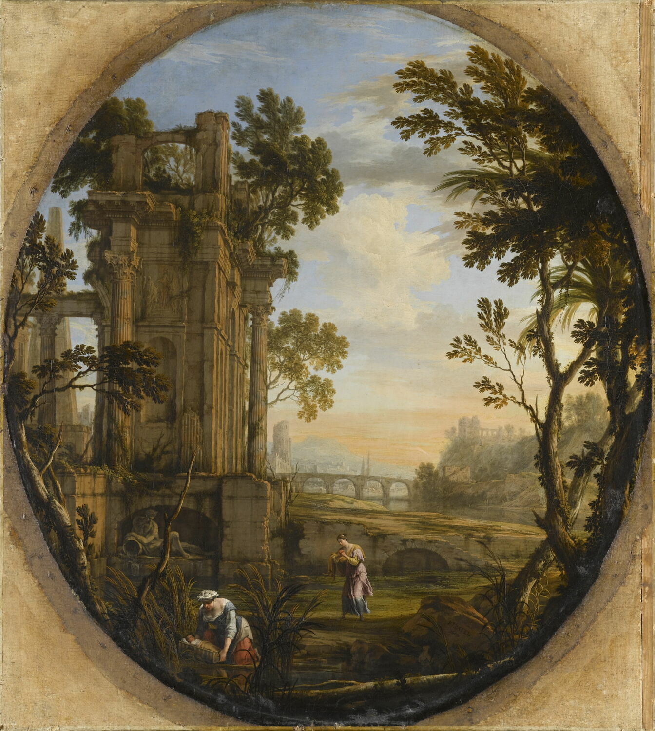 Moïse exposé sur le Nil, Patel, Pierre, 2e quart du XVIIe siècle (1660)