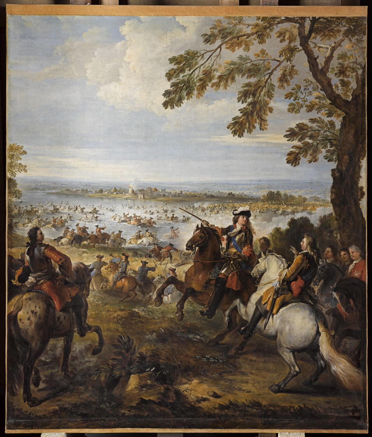 Passage du Rhin par l'armée de Louis XIV, Parrocel, Joseph, 4e quart du XVIIe siècle (1699)
