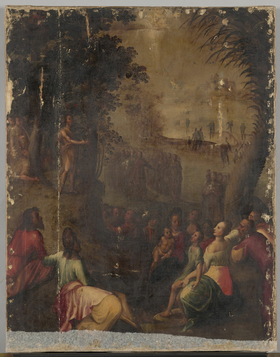 Prédication de saint Jean Baptiste, Anonyme, Fin du XVIe siècle (1560 - 1600)