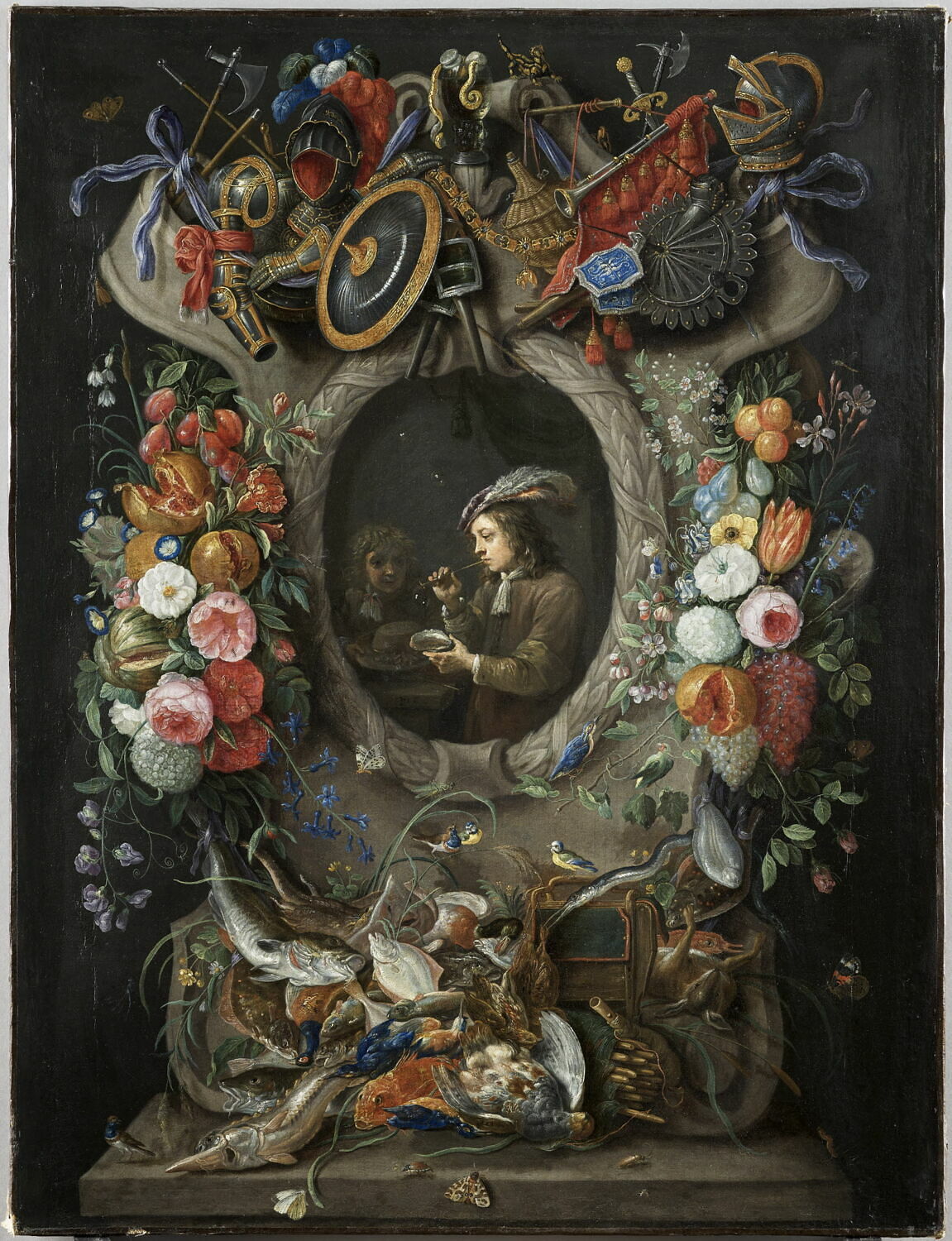 Les Bulles de savon, Kessel, Jan I, van, XVIIe siècle (1660 - 1670)