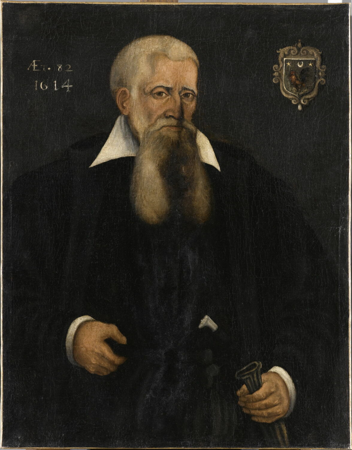 Portrait d'homme, Anonyme, 1e moitié du XVIIe siècle (1614)