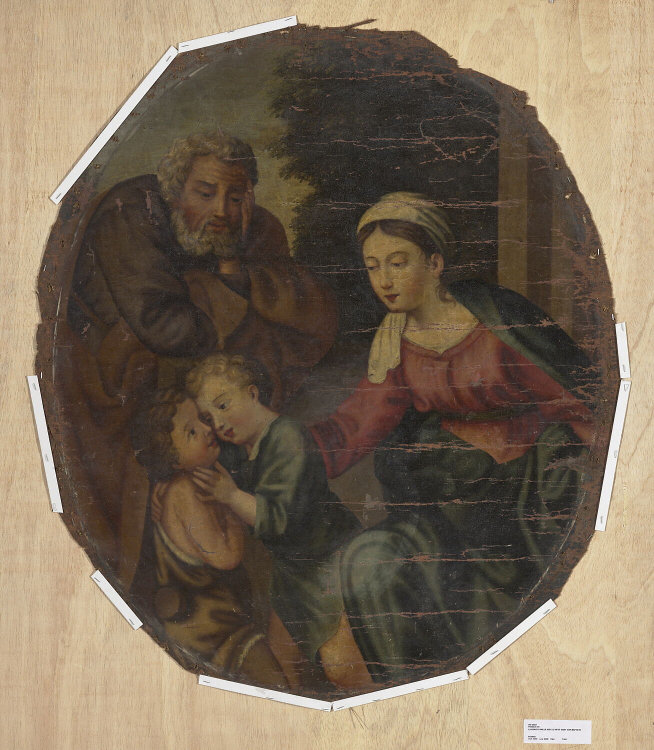 Sainte Famille, Anonyme, XVIIe siècle (1600 - 1700)