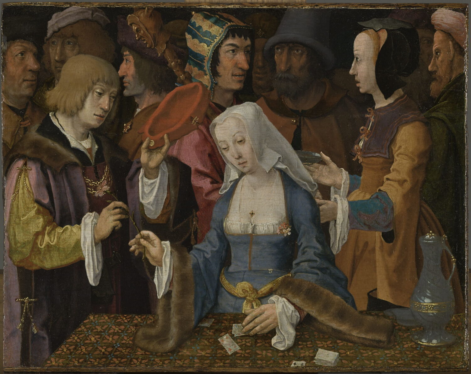 La Tireuse de cartes, Lucas van Leyden, XVIe siècle (1500 - 1600)