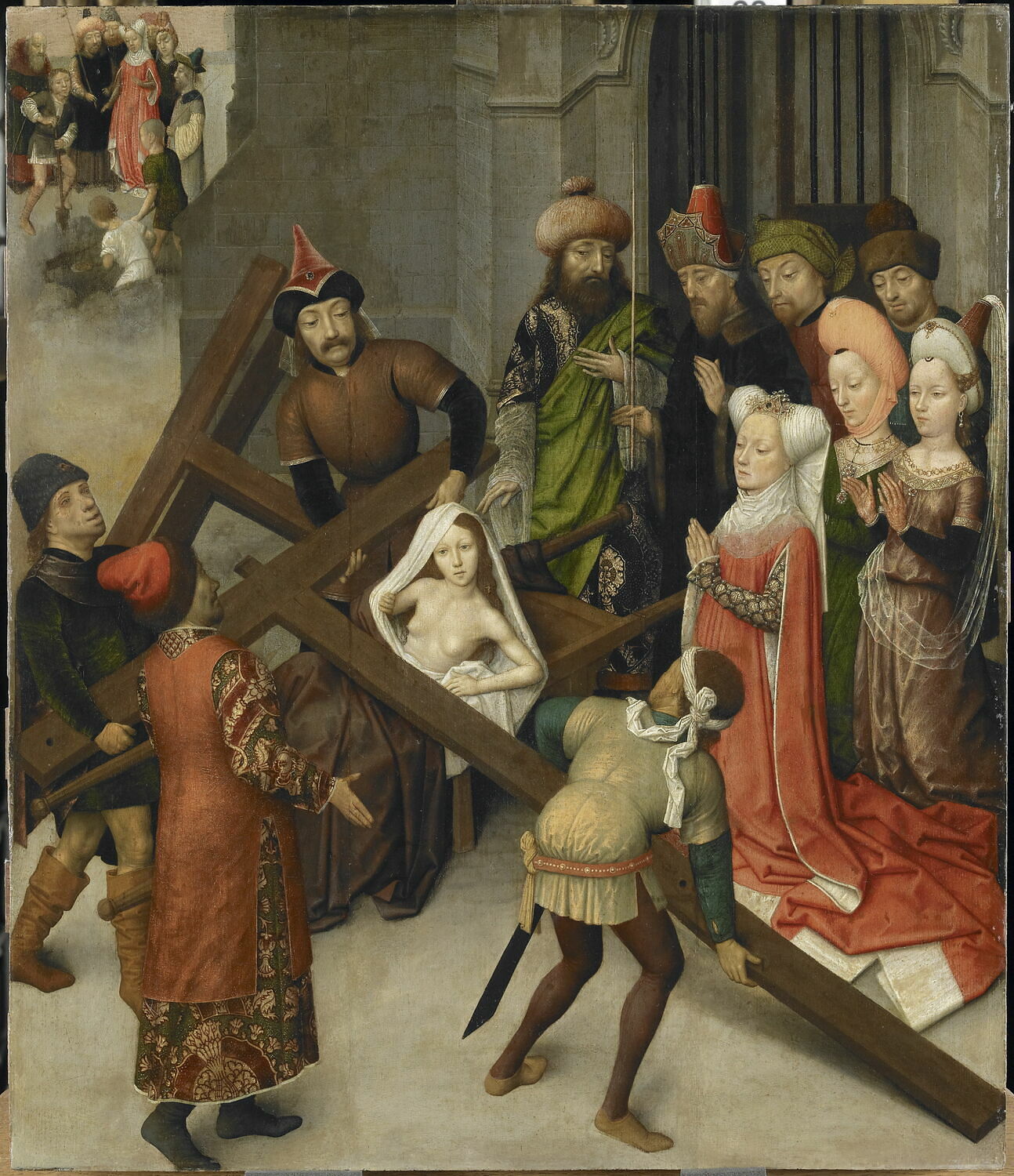 Le miracle de la Vraie Croix à Jérusalem en présence de sainte Hélène impératrice, Marmion, Simon, 2e moitié du XVe siècle (1450 - 1500)