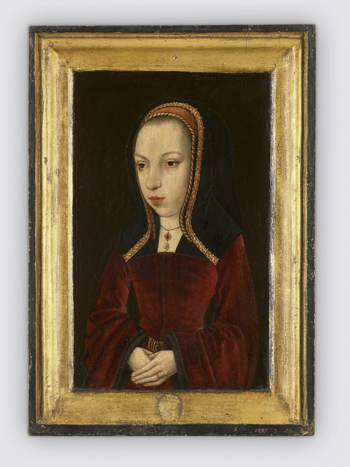 Portrait de la jeune Marguerite d'Autriche (1480-1530), Maître de la légende de Sainte Marie-Madeleine, Fin du XVe siècle - début du XVIe siècle (1475 - 1525)