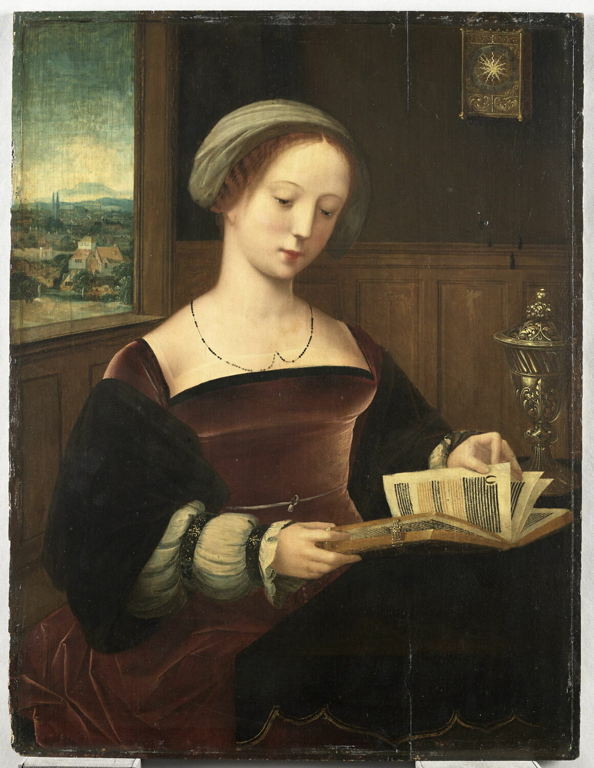 Sainte Madeleine lisant, Maître des demi figures, 1e moitié du XVIe siècle (1500 - 1550)