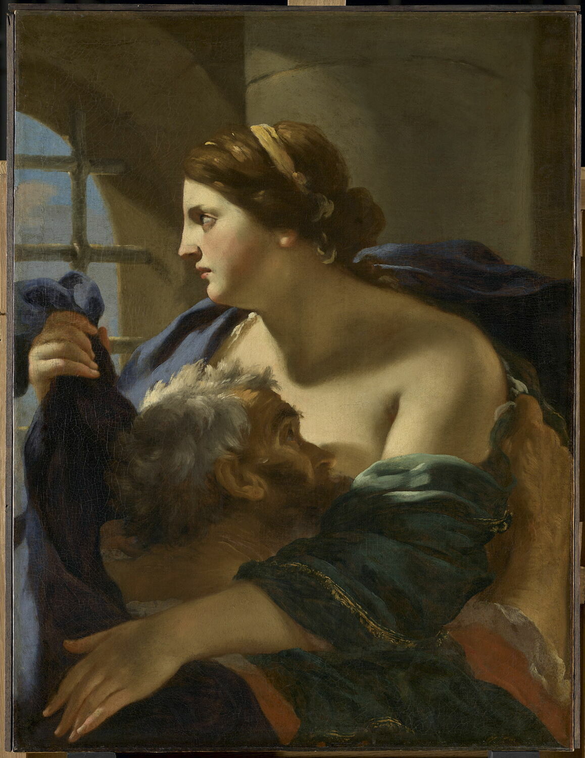 La Charité romaine ou Cimon et Péro, Mellin, Charles, 2e quart du XVIIe siècle (vers 1628 - 1630)
