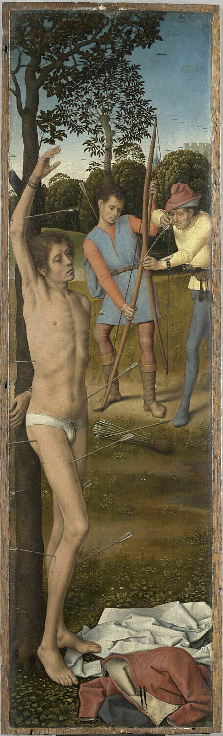 Triptyque de la Résurrection : Le Martyre de saint Sébastien, Memling, Hans, XVe siècle (1400 - 1500)