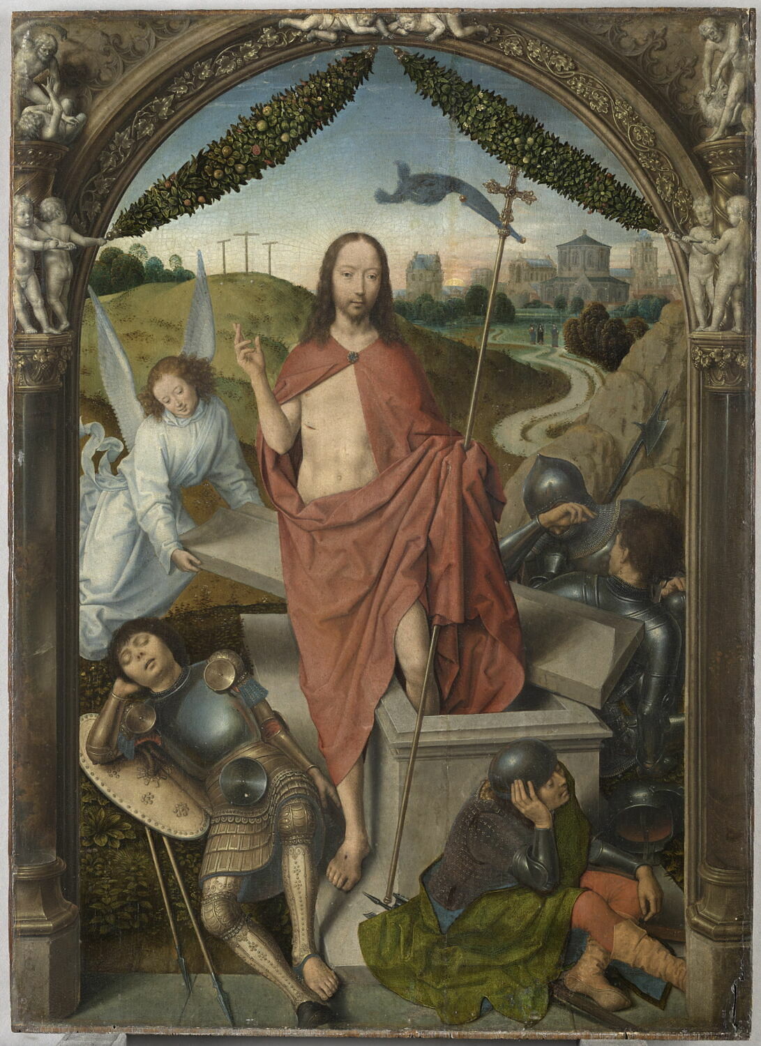Triptyque de la Résurrection : La Résurrection du Christ, Memling, Hans, XVe siècle (1400 - 1500)