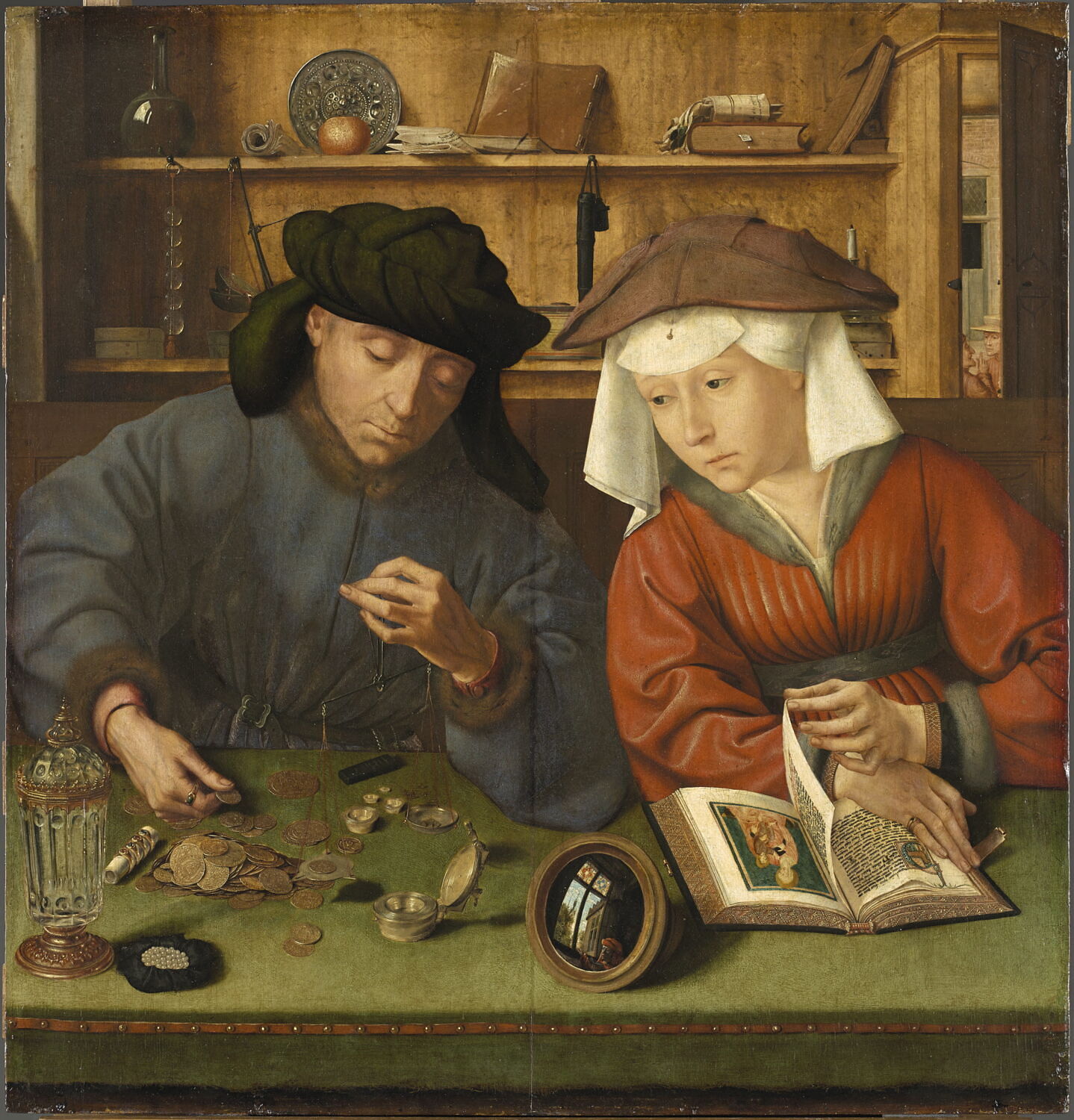 Le Prêteur et sa femme, Quentin Metsys