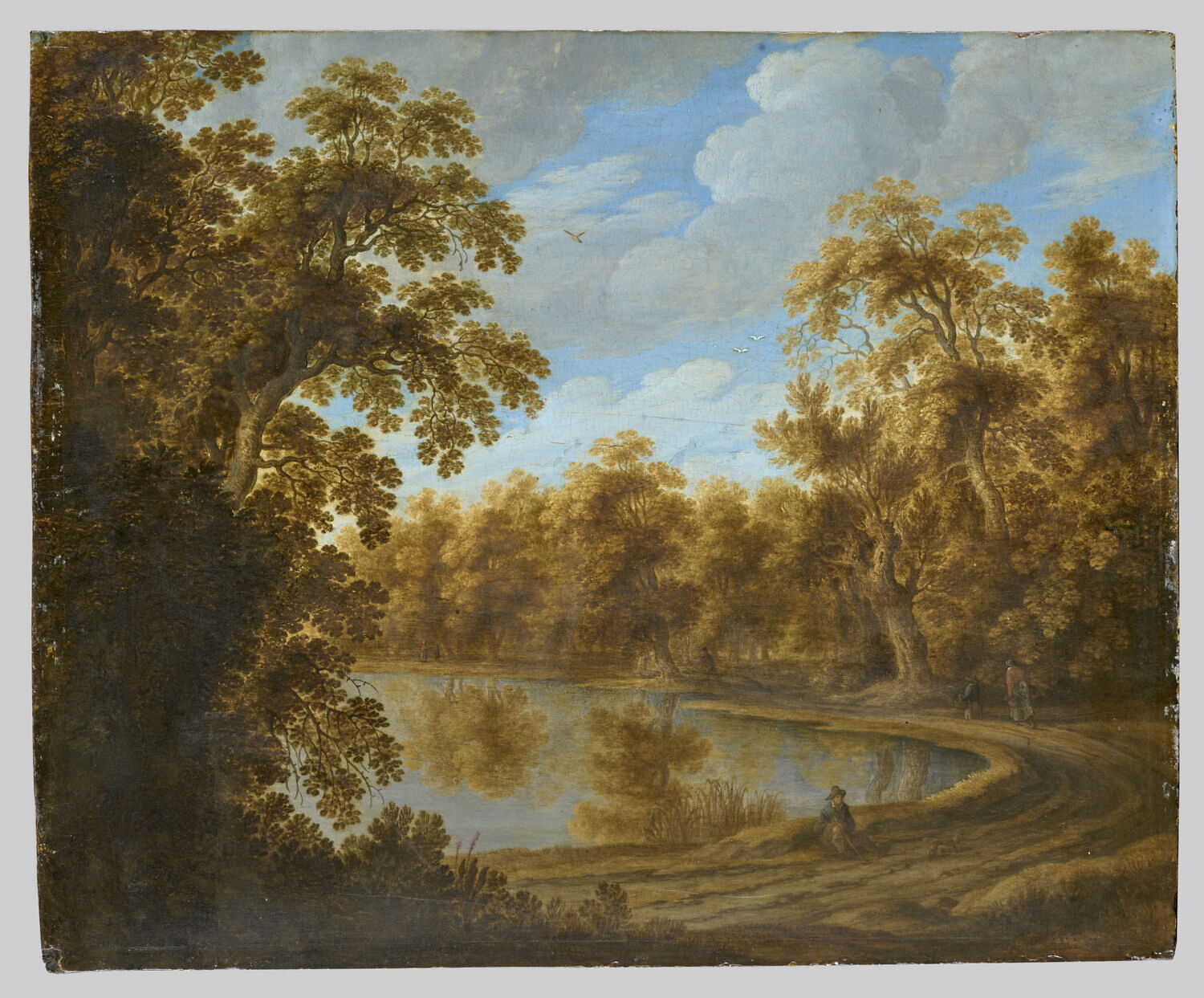 Paysage avec étang, Keirincx, Alexandre, 1e moitié du XVIIe siècle (1600 - 1650)