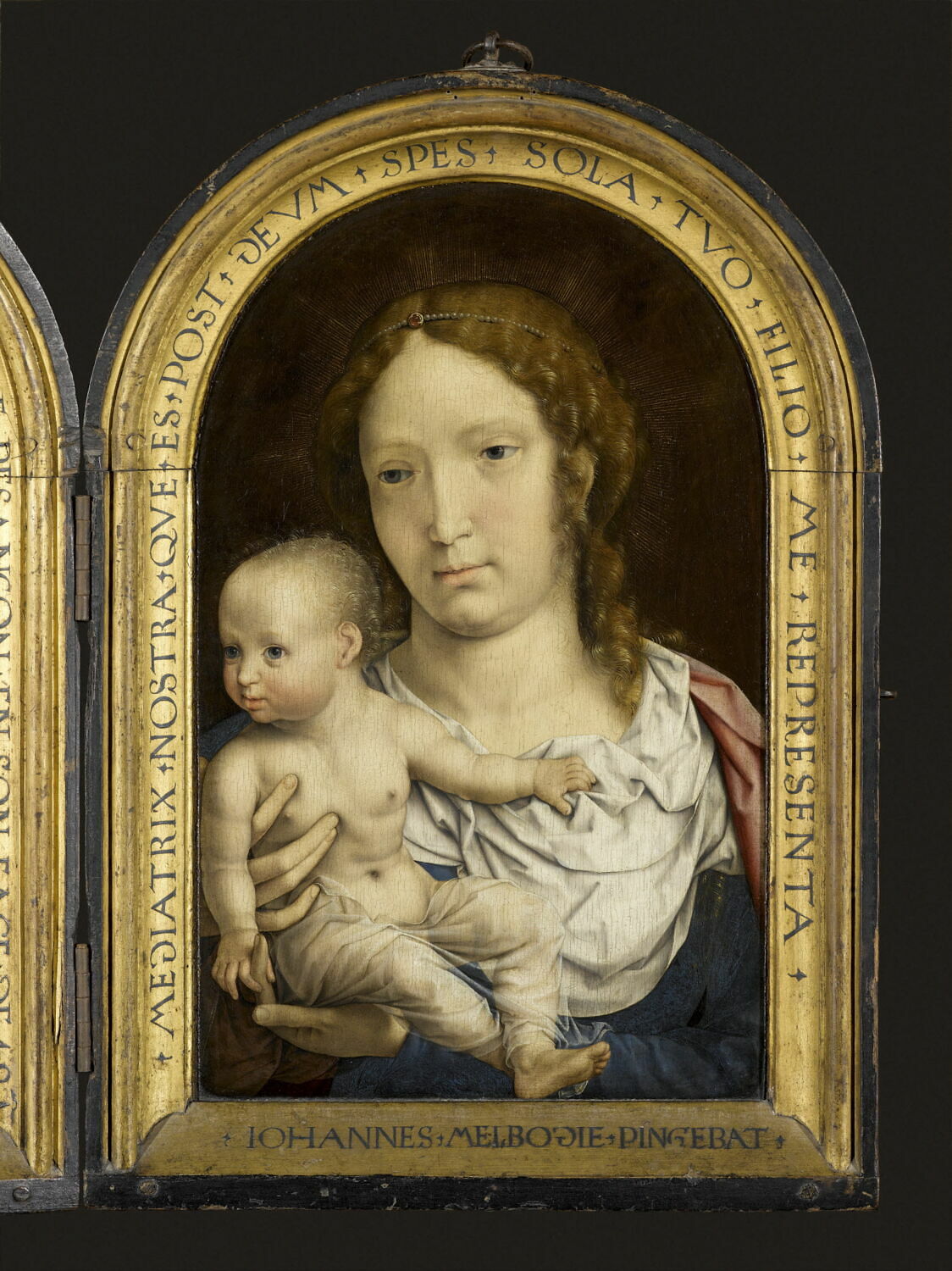 Diptyque Carondelet : La Vierge à l'Enfant, Gossaert, Jan, Début du XVIe siècle (1517)