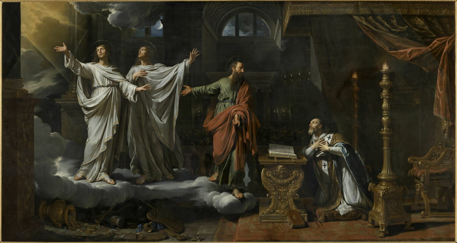Apparition de saint Gervais et de saint Protais à saint Ambroise, Champaigne, Philippe de, XVIIe siècle (1657 - 1658)