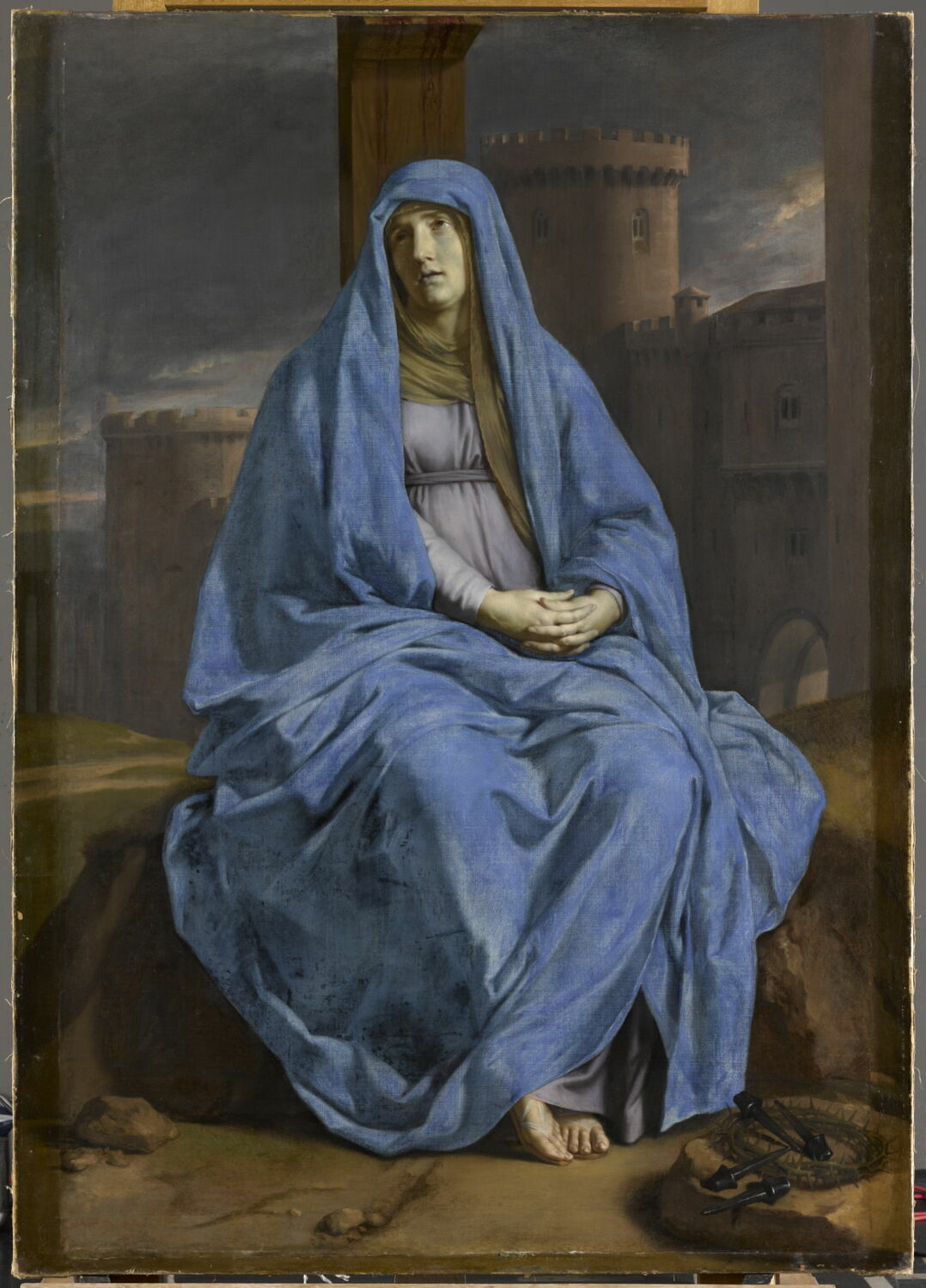 La Vierge de douleur, Champaigne, Philippe de, XVIIe siècle (1655 - 1660)