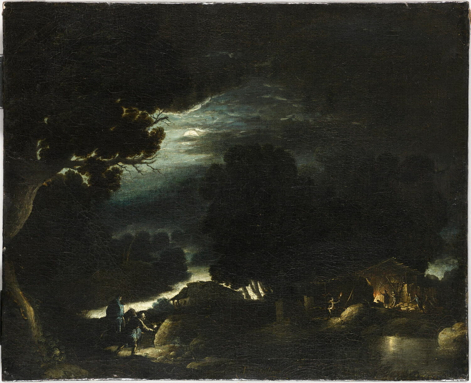 La Fuite en Égypte, Collantes, Francisco, XVIIe siècle (1600 - 1700)
