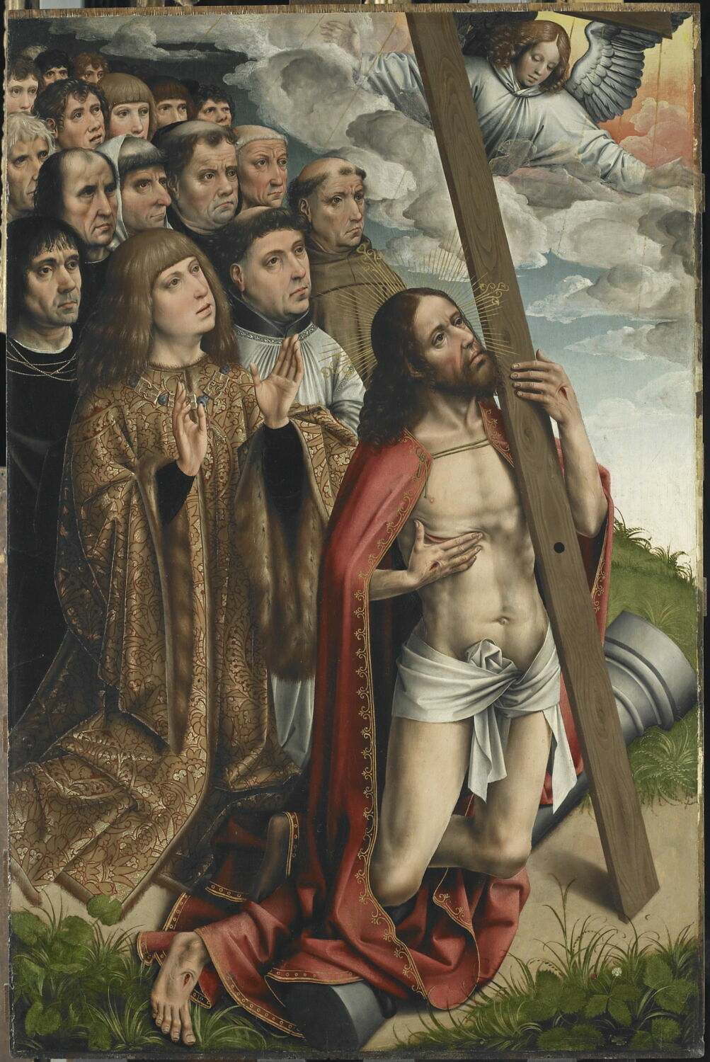 Le Christ médiateur avec Philippe le Beau, Coter, Colijn de, XVIe siècle (1500 - 1600)