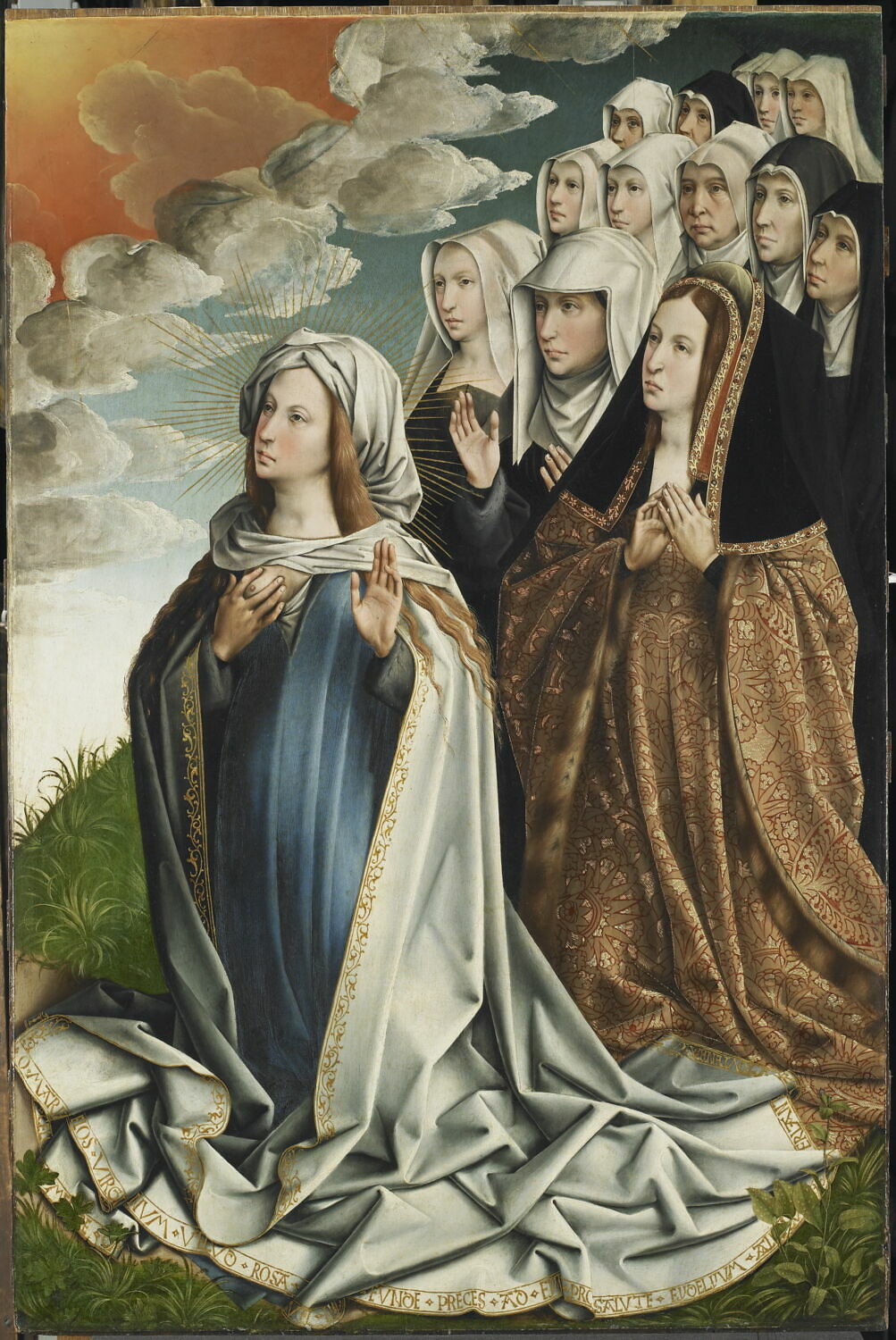 La Vierge médiatrice avec Jeanne la folle (1479-1555), Coter, Colijn de, XVIe siècle (1500 - 1600)