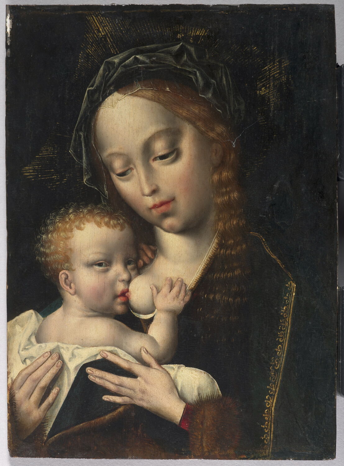 La Vierge allaitant l'Enfant Jésus, Cleve, Joos van, Fin du XVIe siècle - début du XVIIè siècle (1575 - 1625)