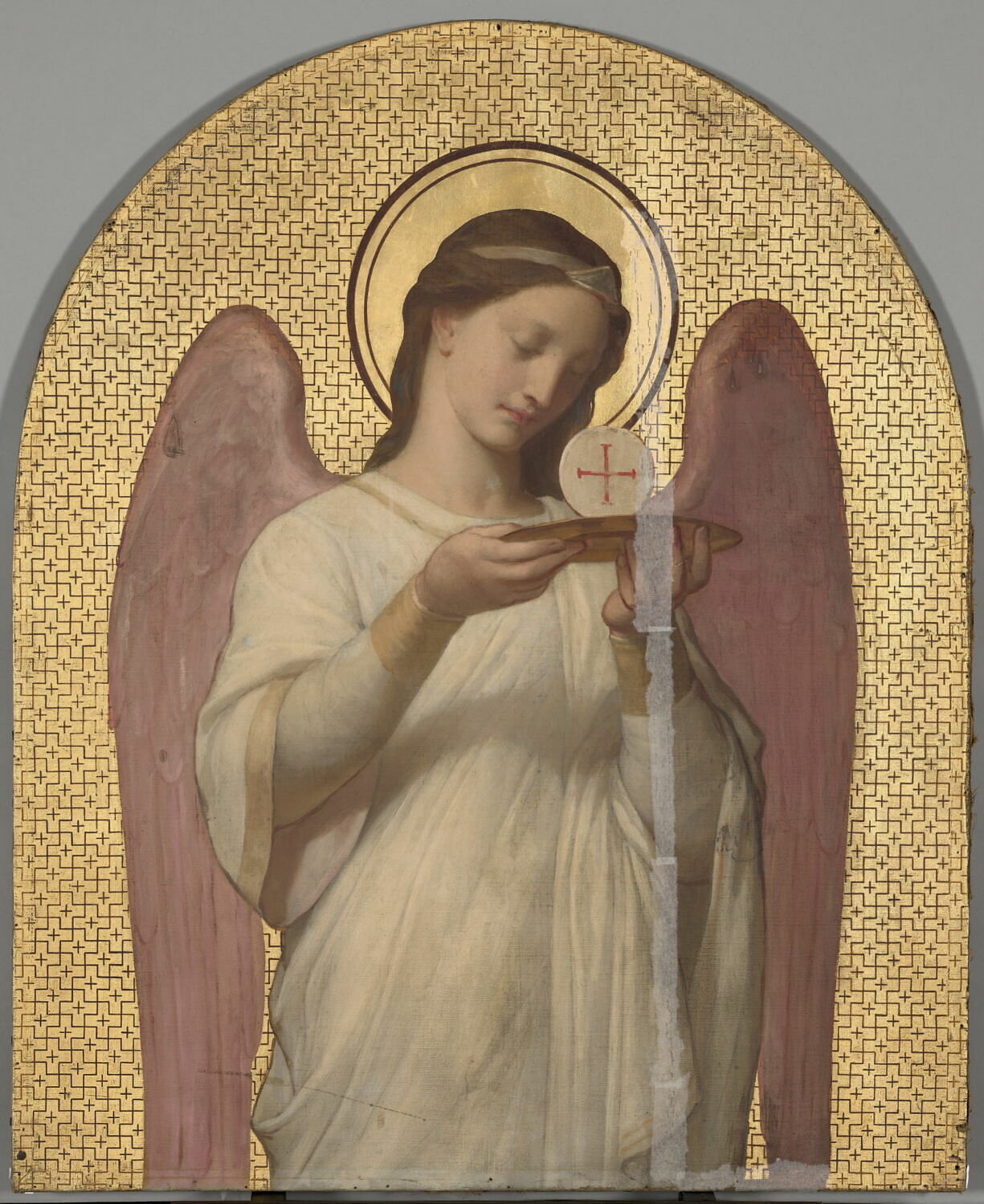 Ange tenant une hostie., Cornu, Sébastien, XIXe siècle (1864)