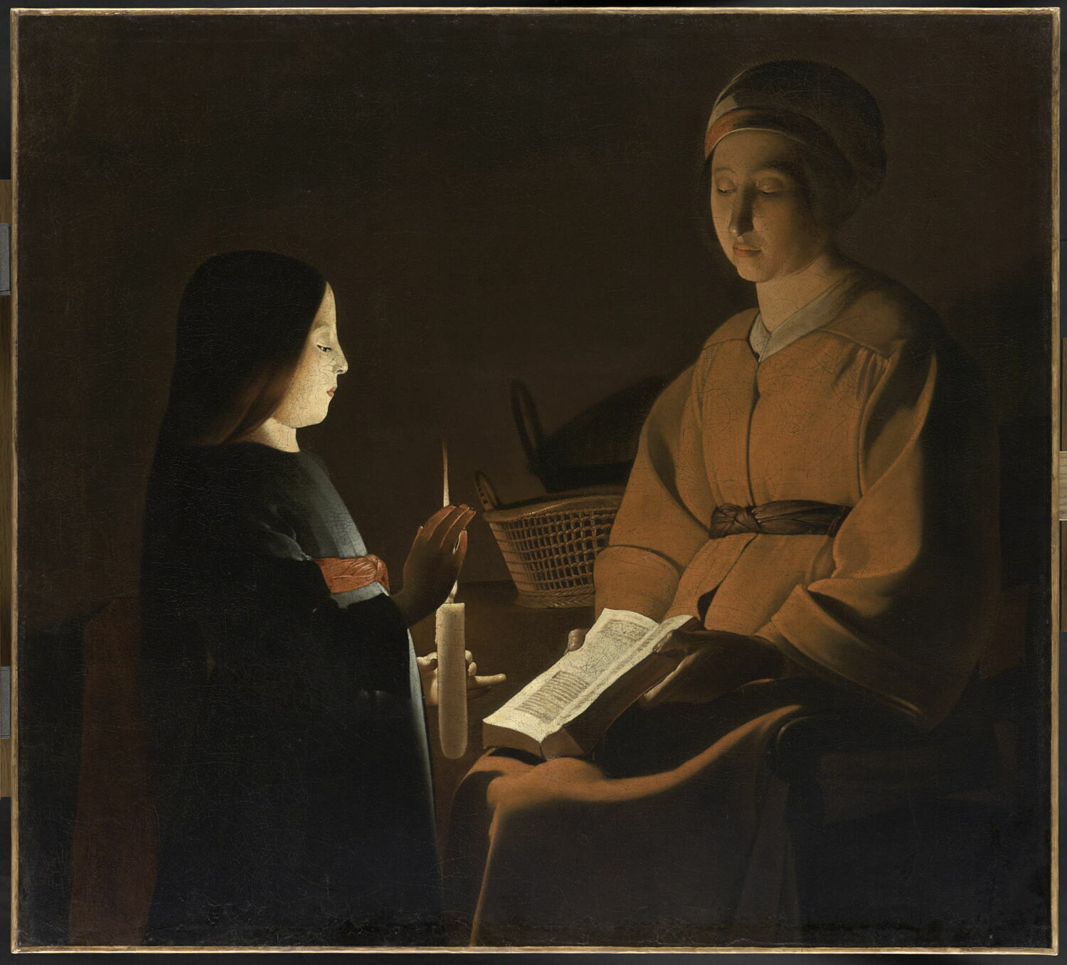 L'Éducation de la Vierge, Жорж Дюмениль де Латур, XVII век (1600–1700)
