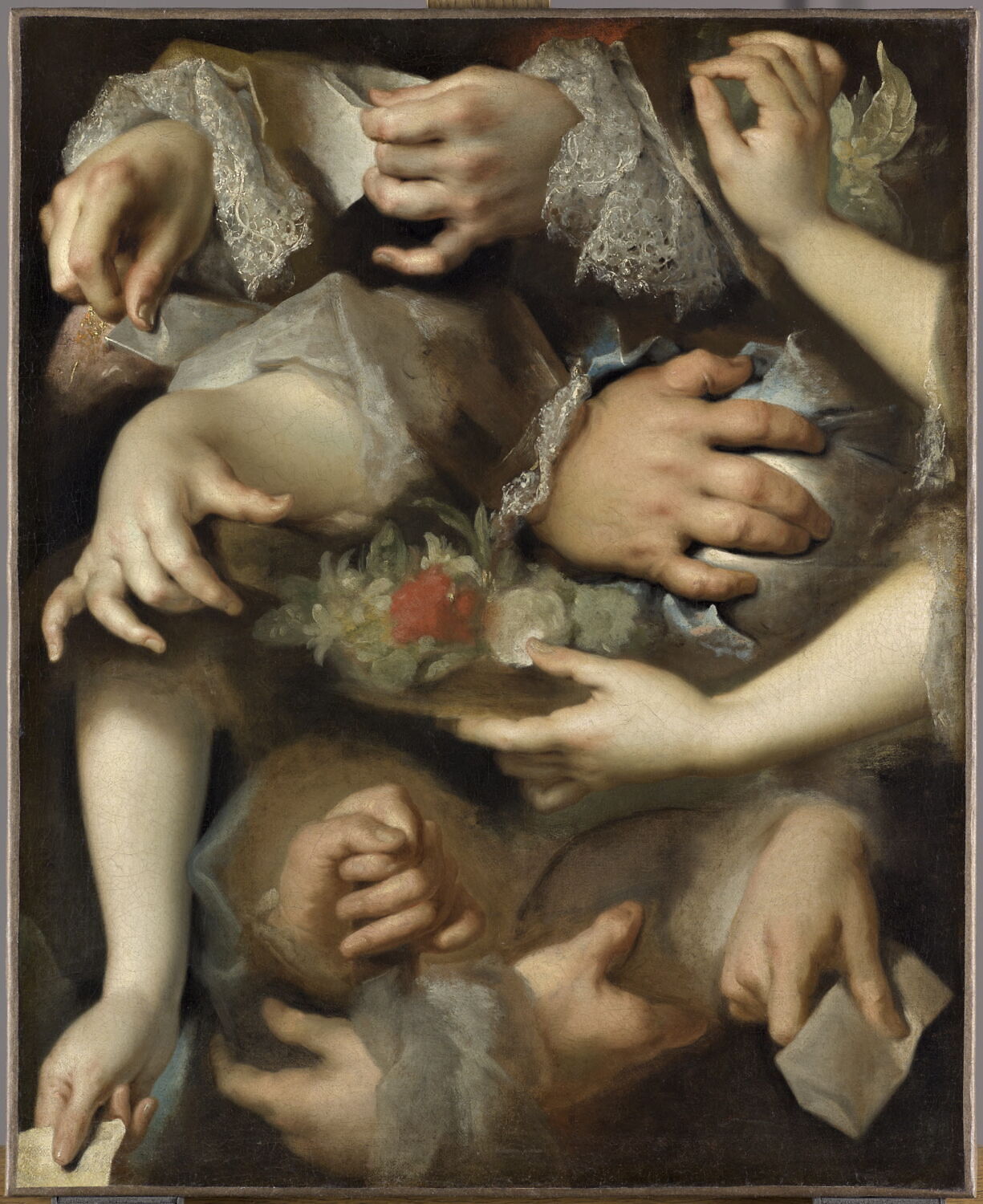 Études de mains, Largillière, Nicolas de, 1e quart du XVIIIe siècle (vers 1715)