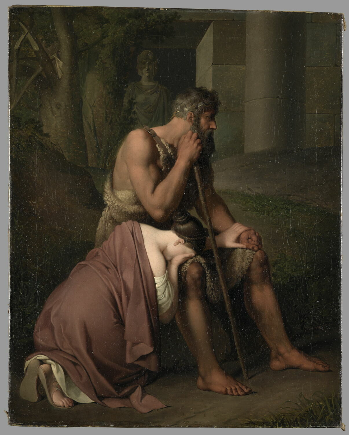 Oedipe et Antigone, Krafft, Johann Peter, XIXe siècle (1809)