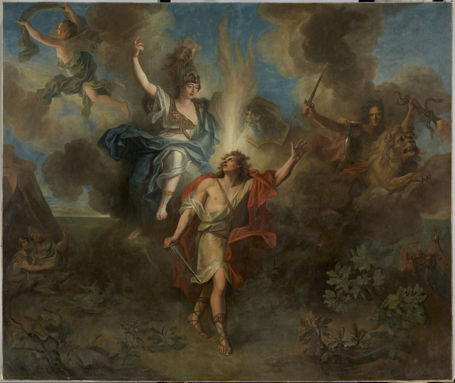 Départ d'Achille pour venger la mort de Patrocle, Coypel, Charles-Antoine, 1e quart du XVIIIe siècle (1723)