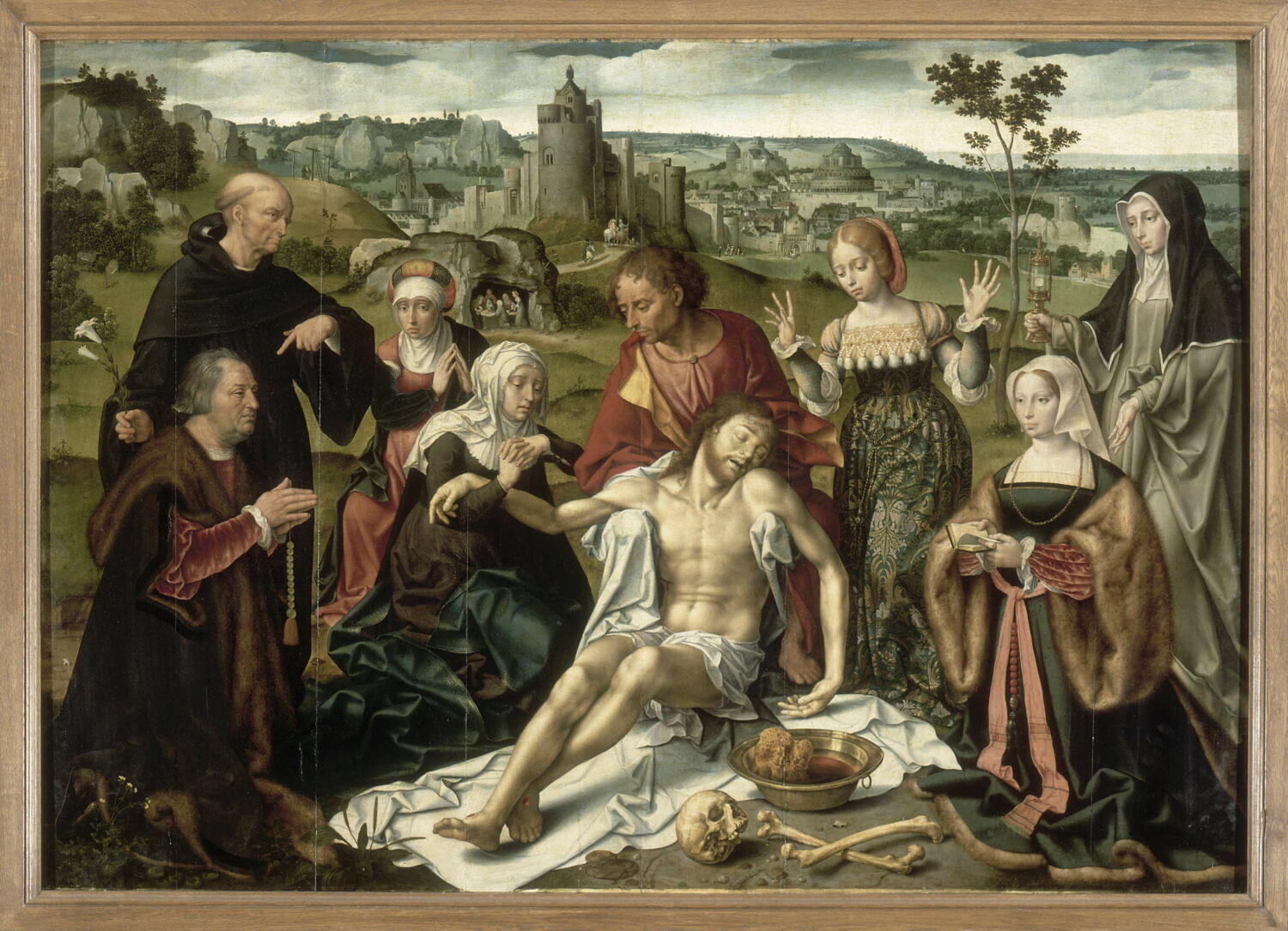 Retable de la Déploration du Christ : La Déploration, Cleve, Joos van, 1e quart du XVIe siècle (1520 - 1525)